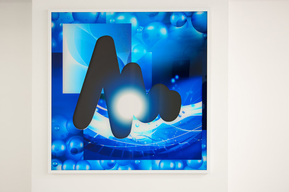 Marotta & Russo - Deep in Blue 03, stampa UV su plexiglass e forex, 100x100 cm