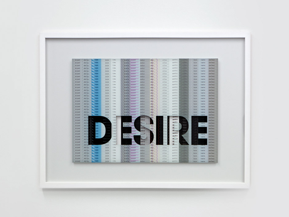 Marotta & Russo - Maybe, Desire?, stampa UV su vetro, stampa digitale su carta, 50x70 cm